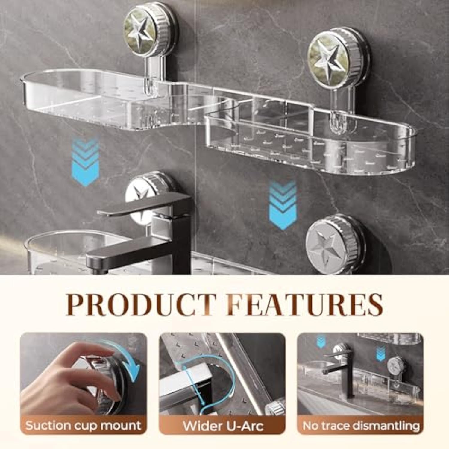 No-Drill Kitchen & Bathroom Sink Organizer (Premium Quality)