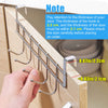 Over-the-Door 5-Hook Stainless Steel Organizer