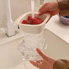 Double-Layer Fruit & Vegetable Drain Basket