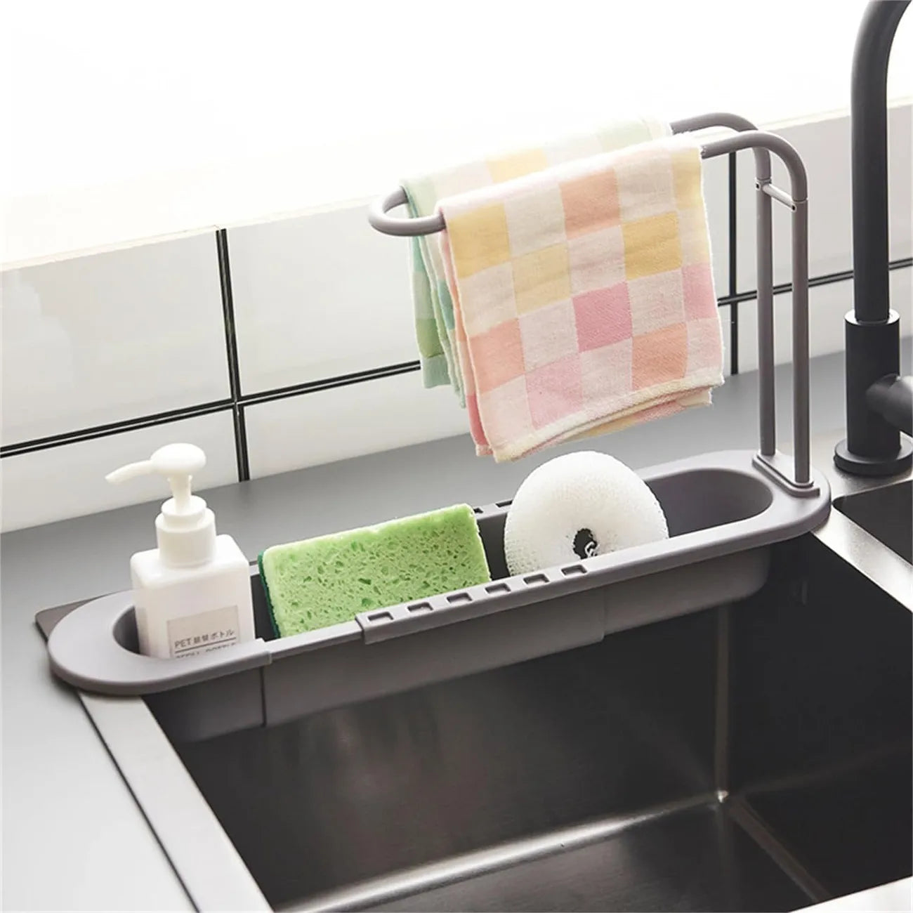 Telescopic Sink Storage Rack
