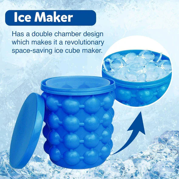 Silicon Portable Ice Cube Maker