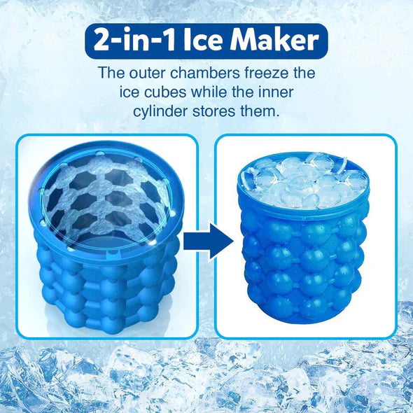 Silicon Portable Ice Cube Maker