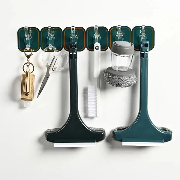 6-Piece Sticky Hook Hanger