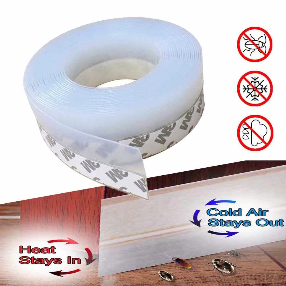 Door & Window Sealing Strip – Waterproof Self-Adhesive Roll