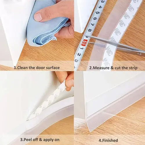 Door & Window Sealing Strip – Waterproof Self-Adhesive Roll