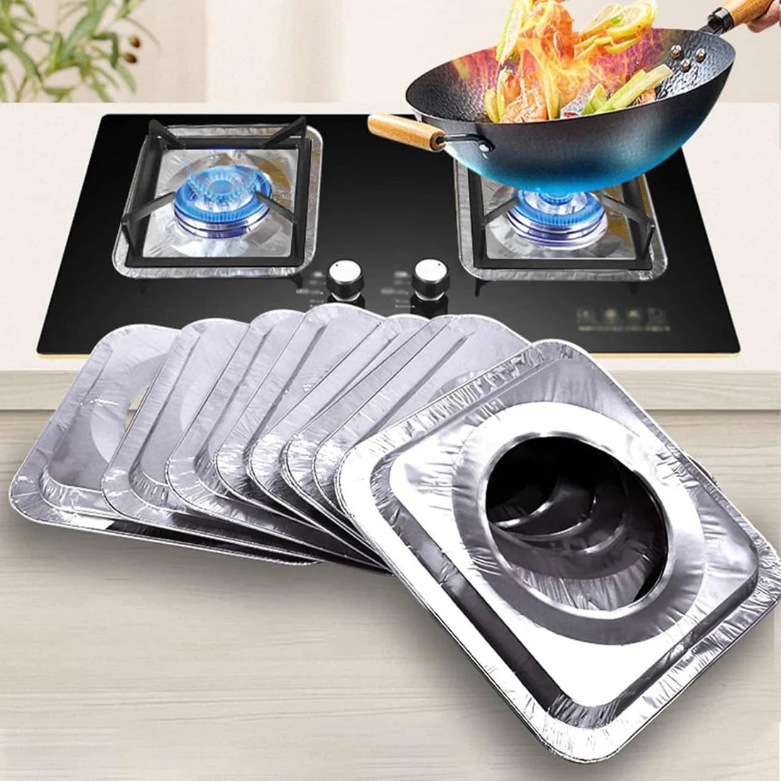 Aluminum Foil Stove Cover