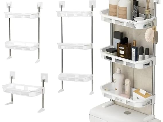 3-Tier Bathroom wall storage rack