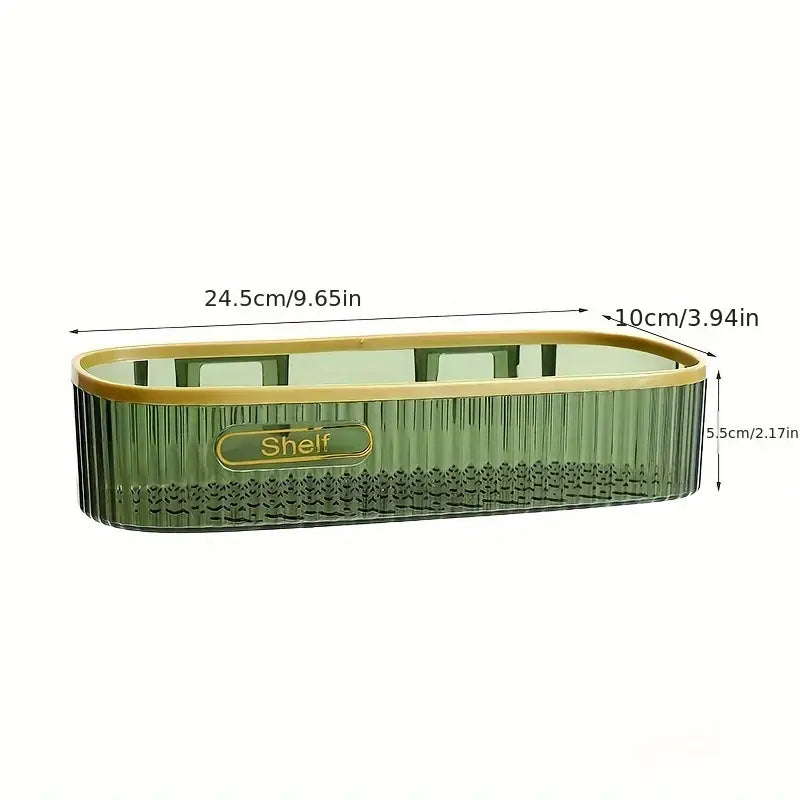 Punch-Free Bathroom Shelf