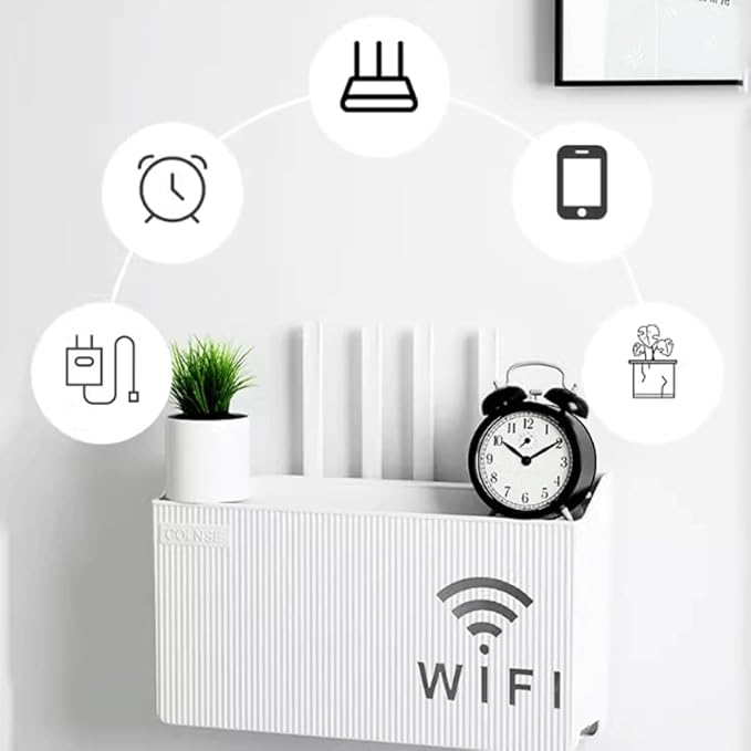 Wall-Mounted Router Storage Box