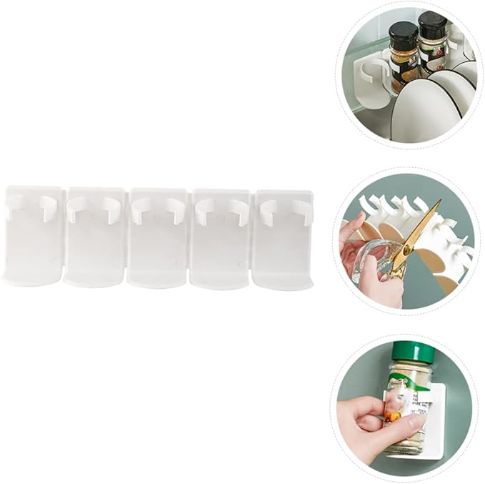 Wall Mount Spice Rack-clips holder – Lets Cart Pk