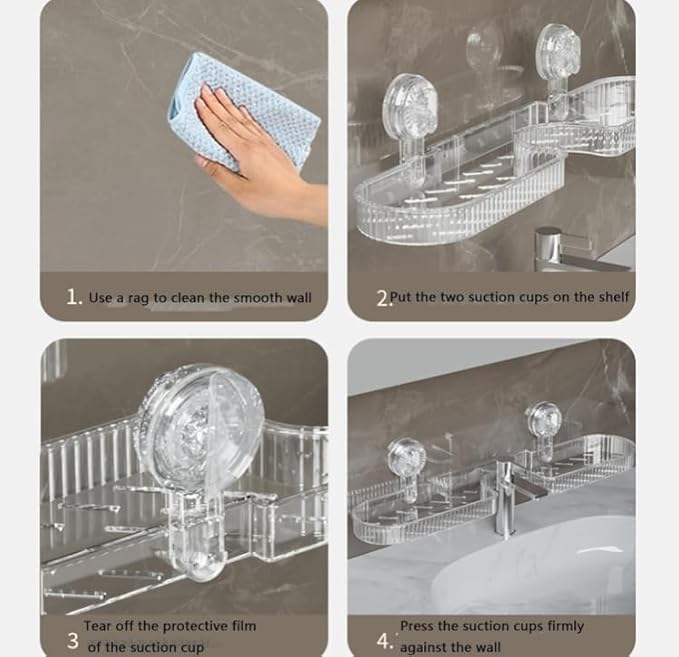 No-Drill Kitchen & Bathroom Sink Organizer (Premium Quality)