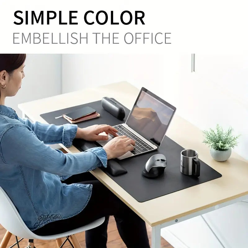 Large Double-Sided Leather Desk Pad