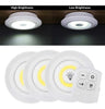 3 Pcs Wireless LED Closet Lights with Remote Control