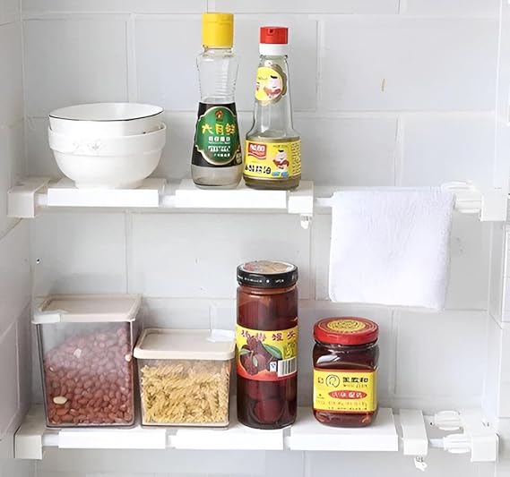 Modern Wall-Mounted Kitchen Organizer Shelf