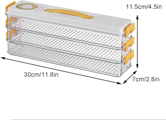 3-Layer Dumplings Storage Box