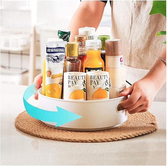 Multi-Functional 360° Rotating Storage Tray