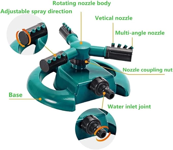 360° Automatic Lawn & Garden Sprinkler