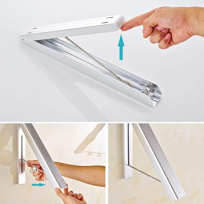 Wall Mounted Folding Clothes Hanger