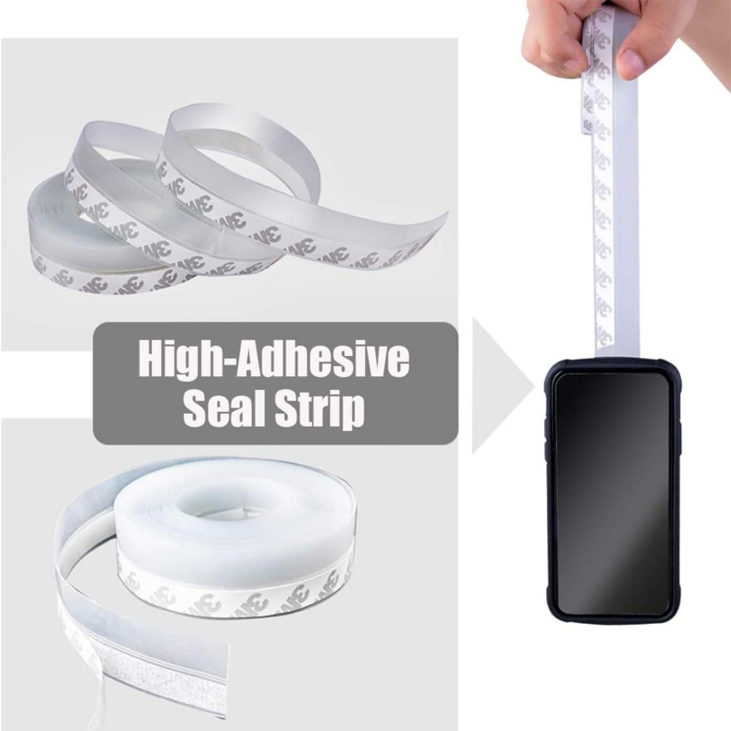 Door & Window Sealing Strip – Waterproof Self-Adhesive Roll