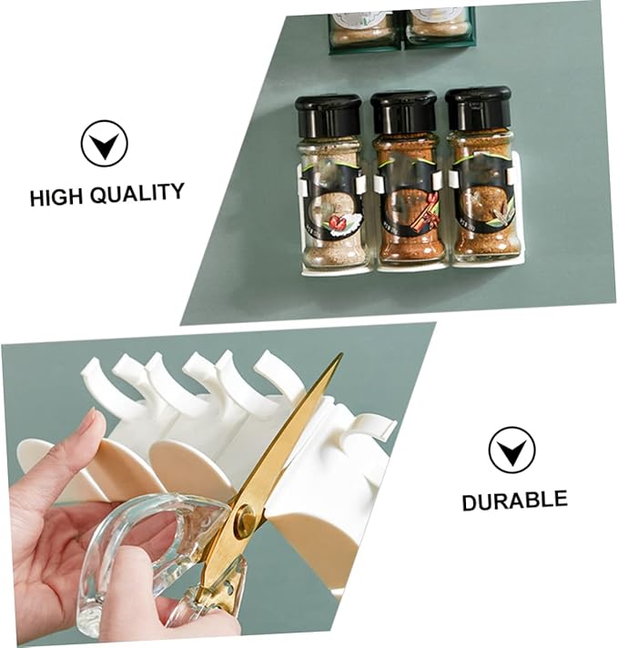 Wall Mount Spice Rack-clips holder – Lets Cart Pk