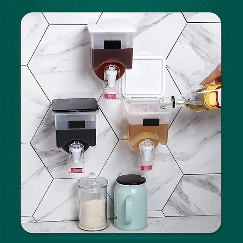 Wall Mounted Oil & Vinegar Dispenser