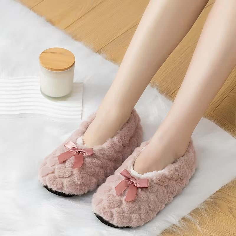 Winter Warm Wool Slippers - Free Size (Stretchable – Fits Most Adults)