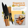 4-Piece Stainless Steel Kitchen Knife Set (Premium Quality)