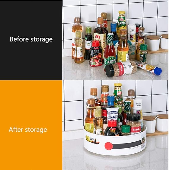 Multi-Functional 360° Rotating Storage Tray