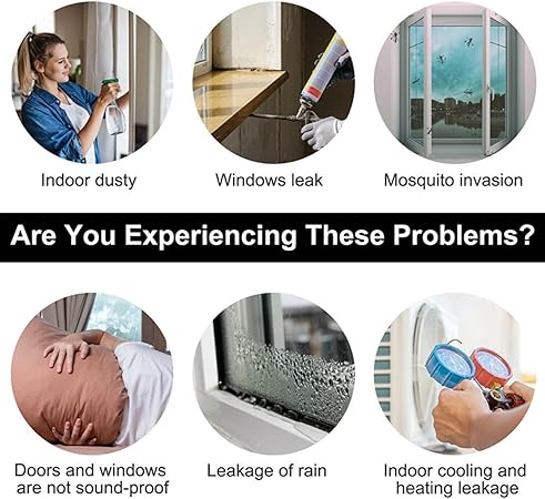 Door & Window Sealing Strip – Waterproof Self-Adhesive Roll