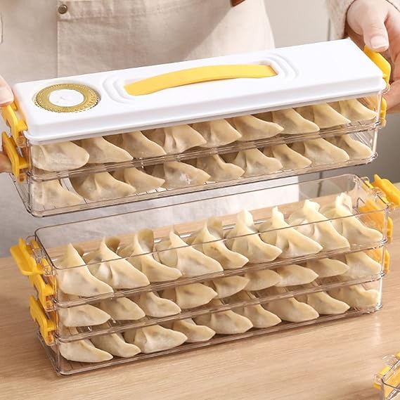3-Layer Dumplings Storage Box – Lets Cart Pk