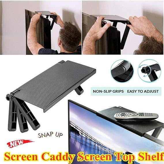 Adjustable Screen Top Shelf Organizer