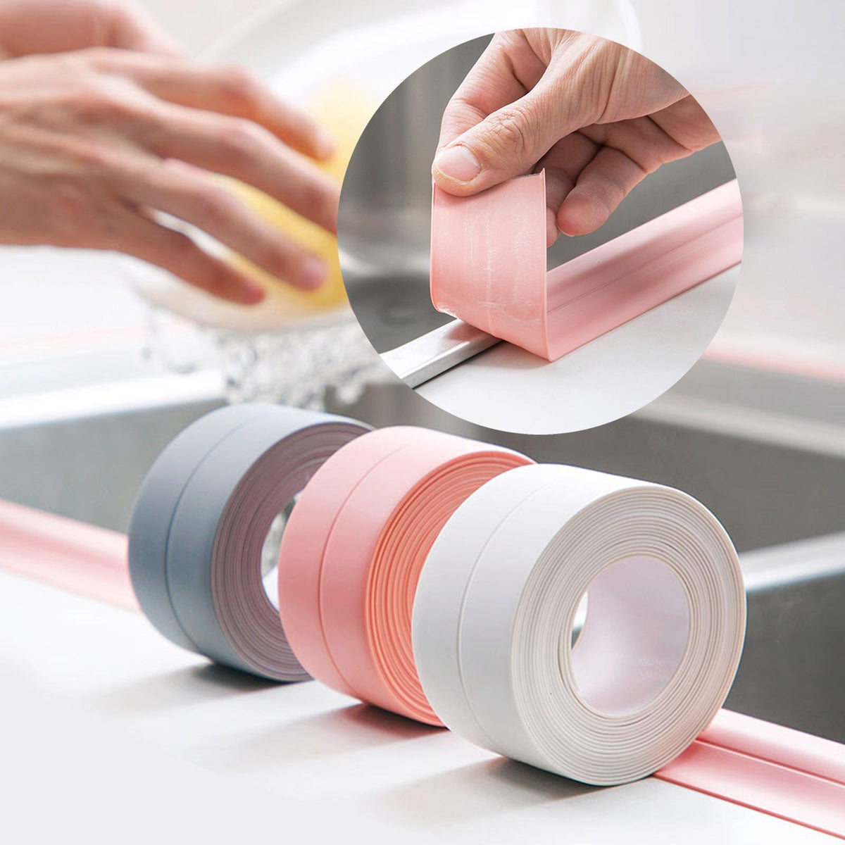 Pvc Edge Sticker Waterproof PVC Wall Corner Line Sticker – Lets Cart Pk