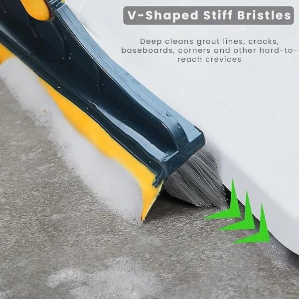 2 in 1 Cleaning Brush with Wiper