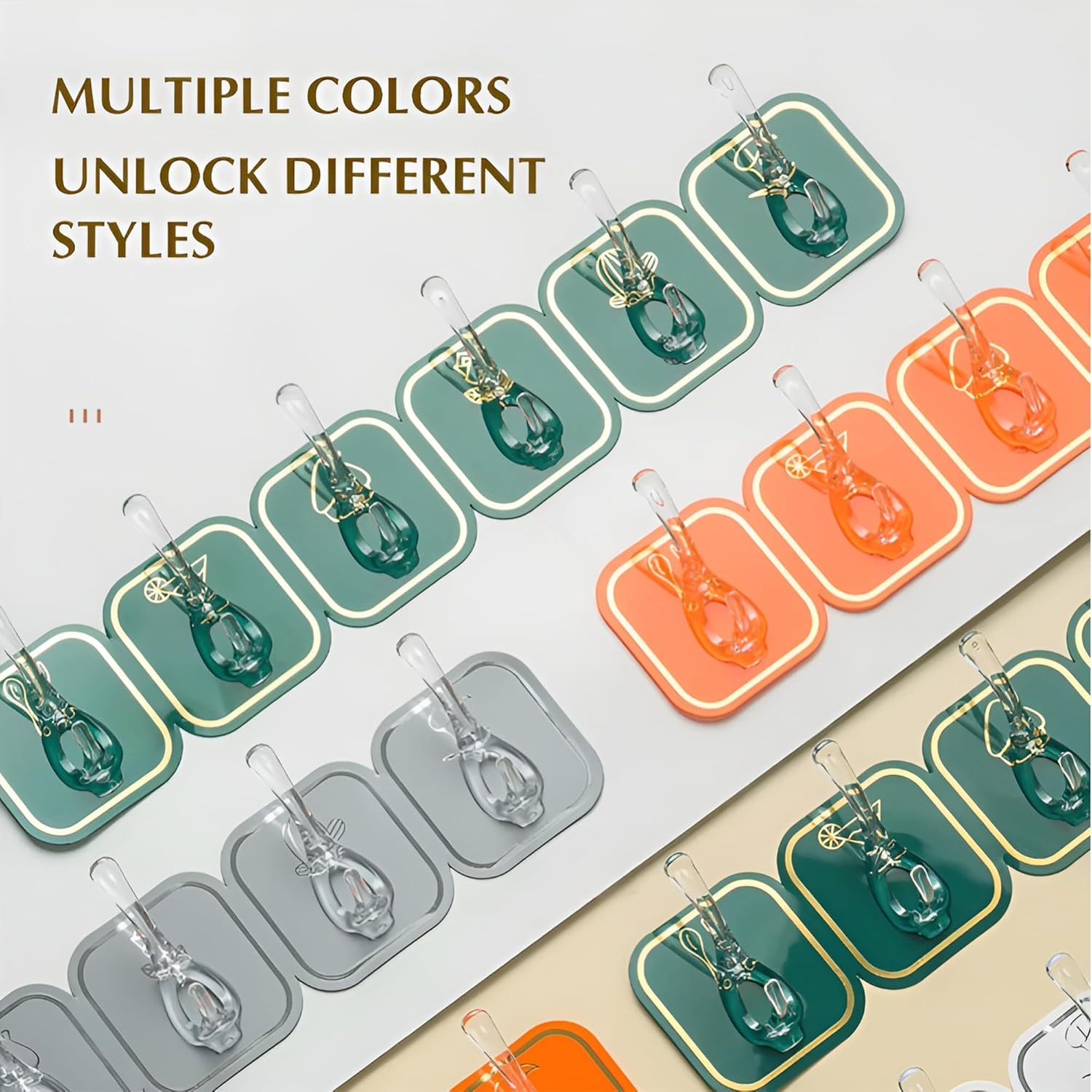6-Piece Sticky Hook Hanger