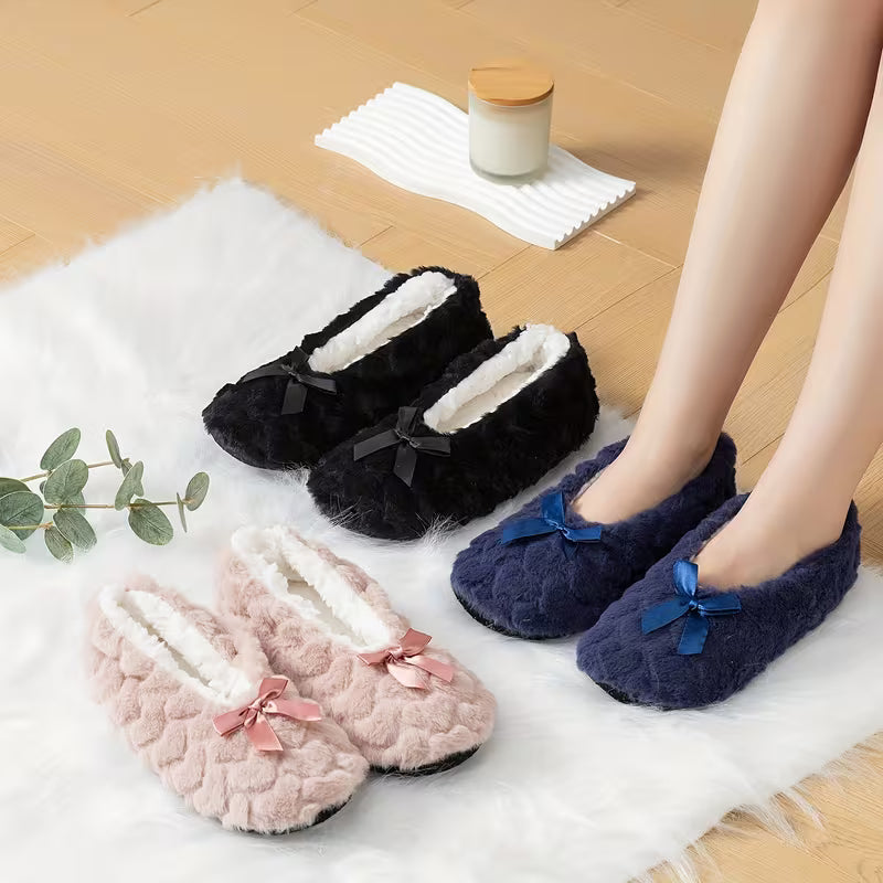 Winter Warm Wool Slippers - Free Size (Stretchable – Fits Most Adults)