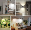 Double Head LED Wall Lamp – 360° Rotatable with Magnetic Holder