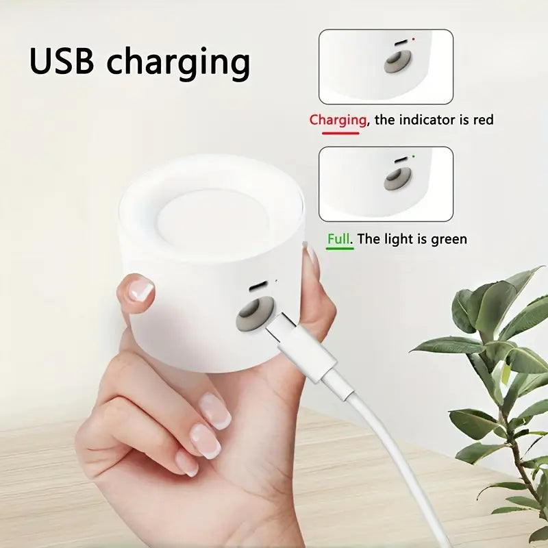 Double Head LED Wall Lamp – 360° Rotatable with Magnetic Holder