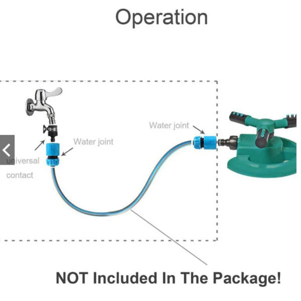 360° Automatic Lawn & Garden Sprinkler