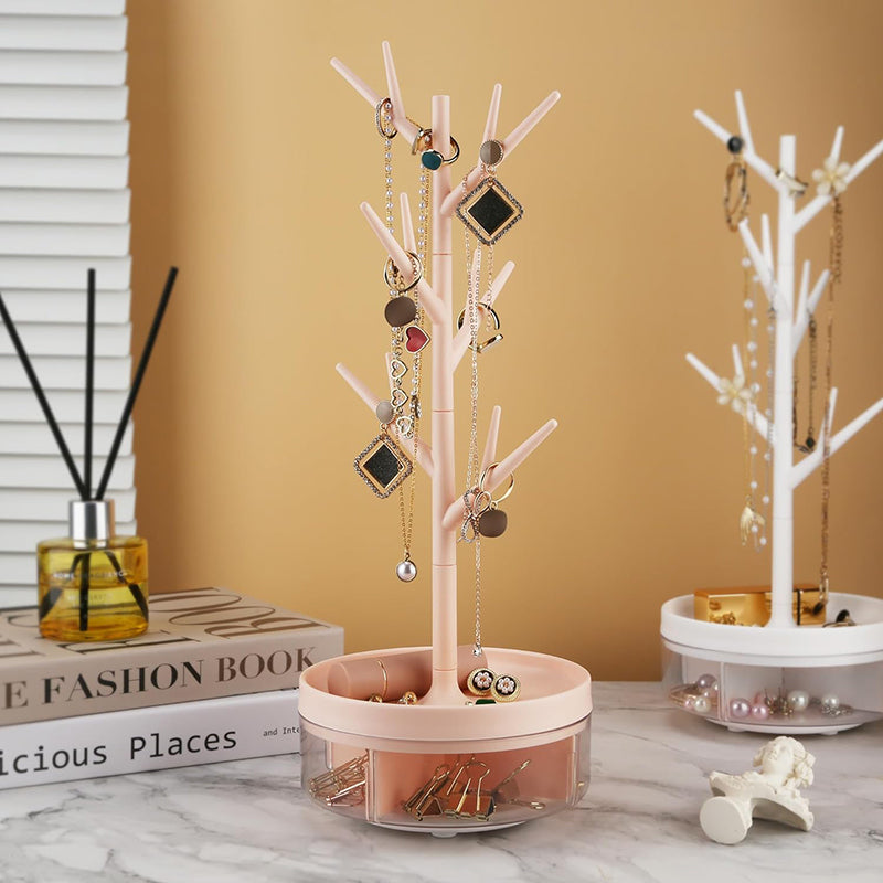 Rotatable Branch Jewelry Holder