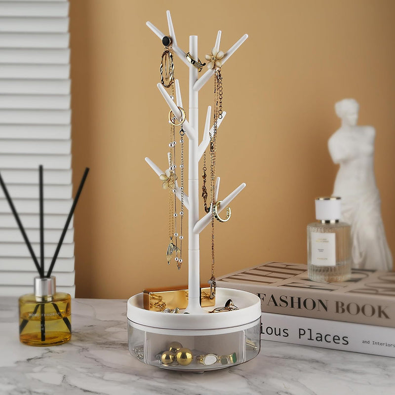 Rotatable Branch Jewelry Holder