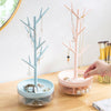 Rotatable Branch Jewelry Holder