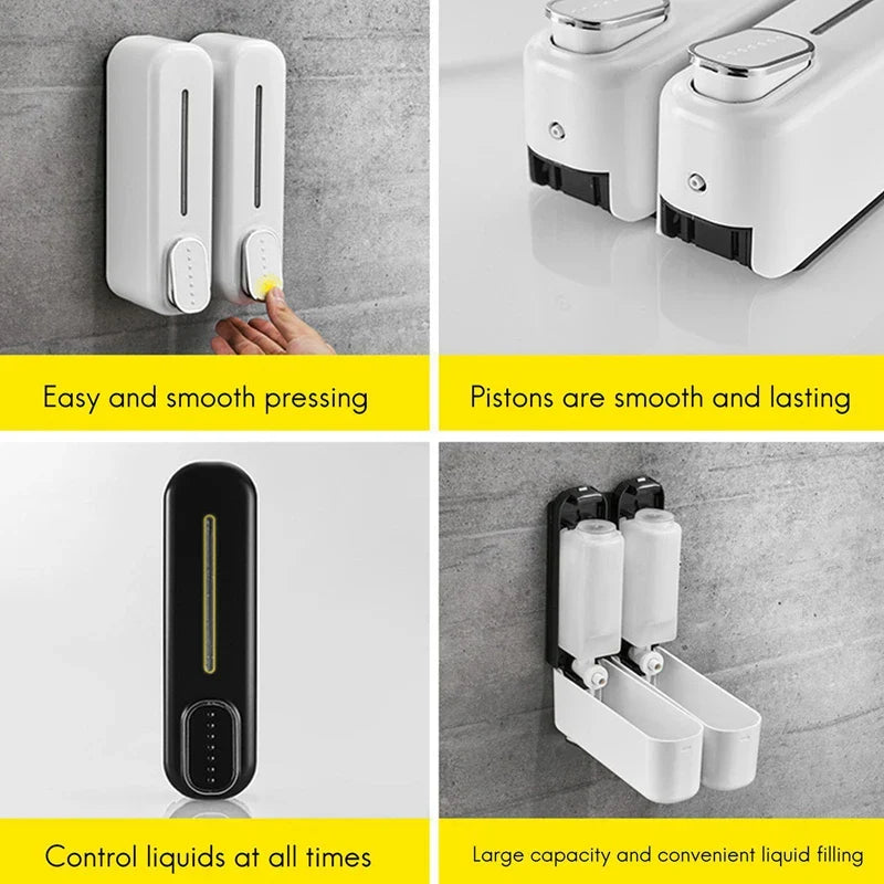 Wall-Mounted Manual Soap Dispenser