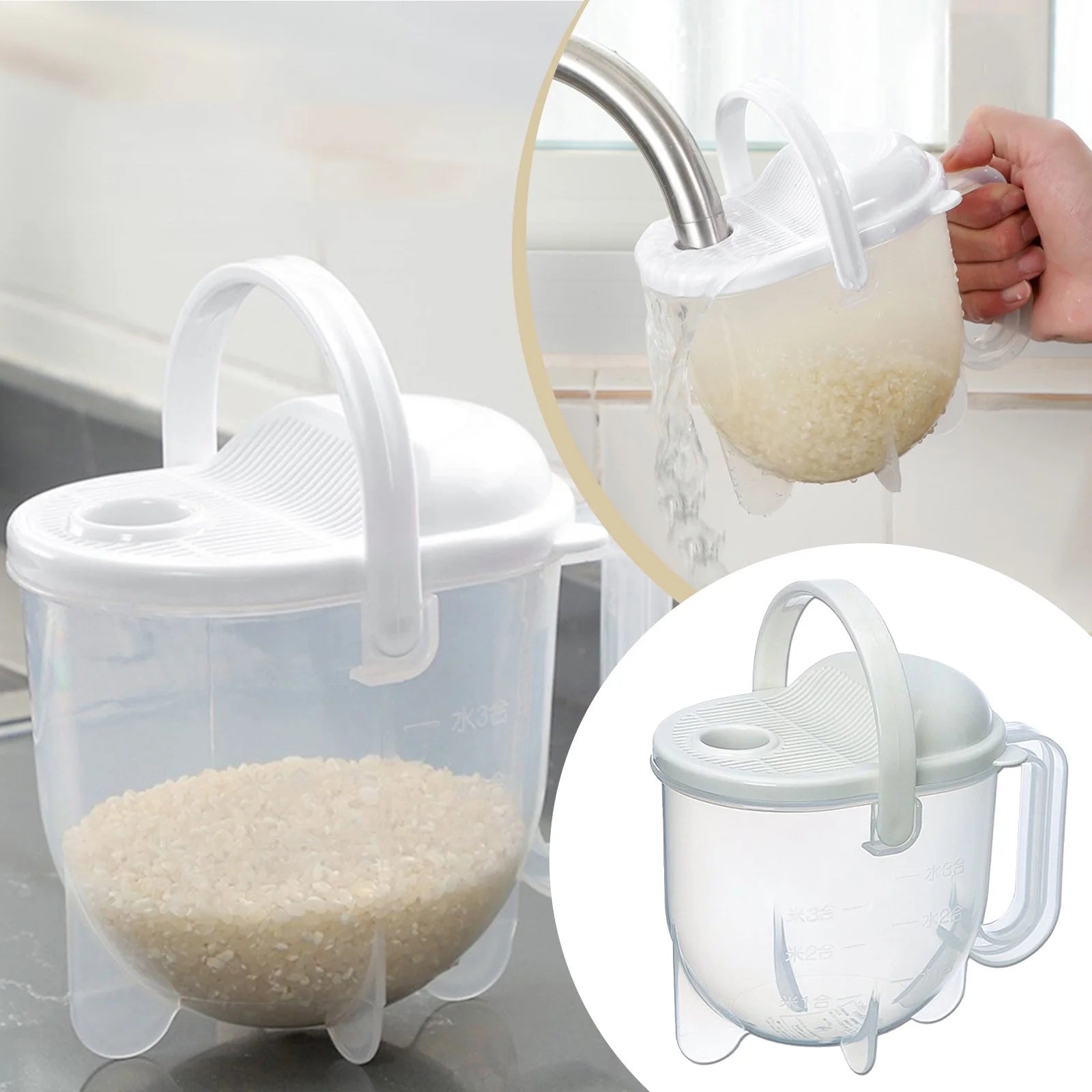 Rice Washing Bowl Strainer