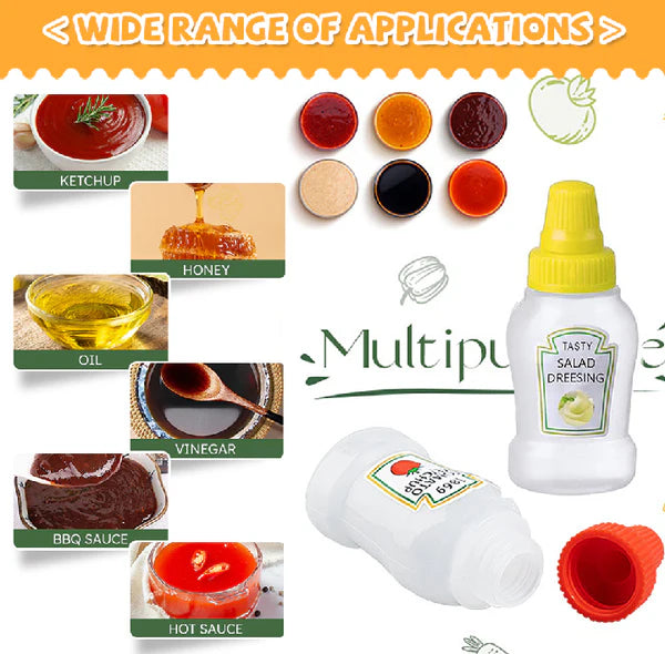 Portable Mini Ketchup Bottles