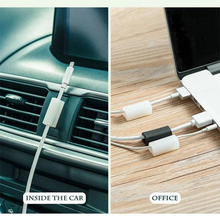 Transparent Cable Clips – Strong Self-Adhesive Wire Holder – Lets Cart Pk