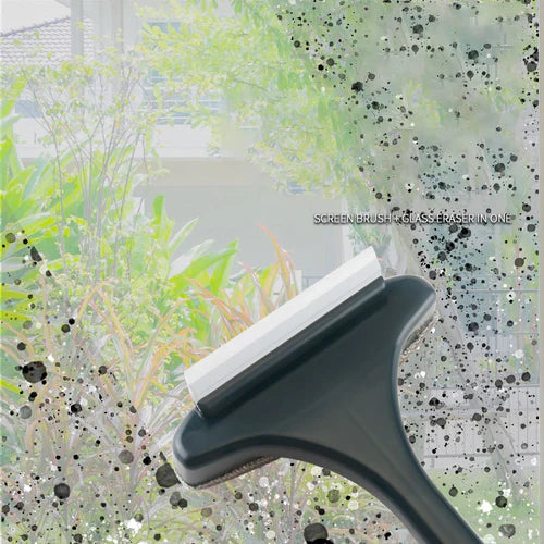 2-in-1 Multifunctional Mesh Screen & Window Cleaner Brush