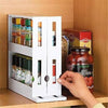 Swivel Swipe Cabinet Double Organizer