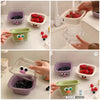 Double-Layer Fruit & Vegetable Drain Basket