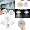 3 Pcs Wireless LED Closet Lights with Remote Control