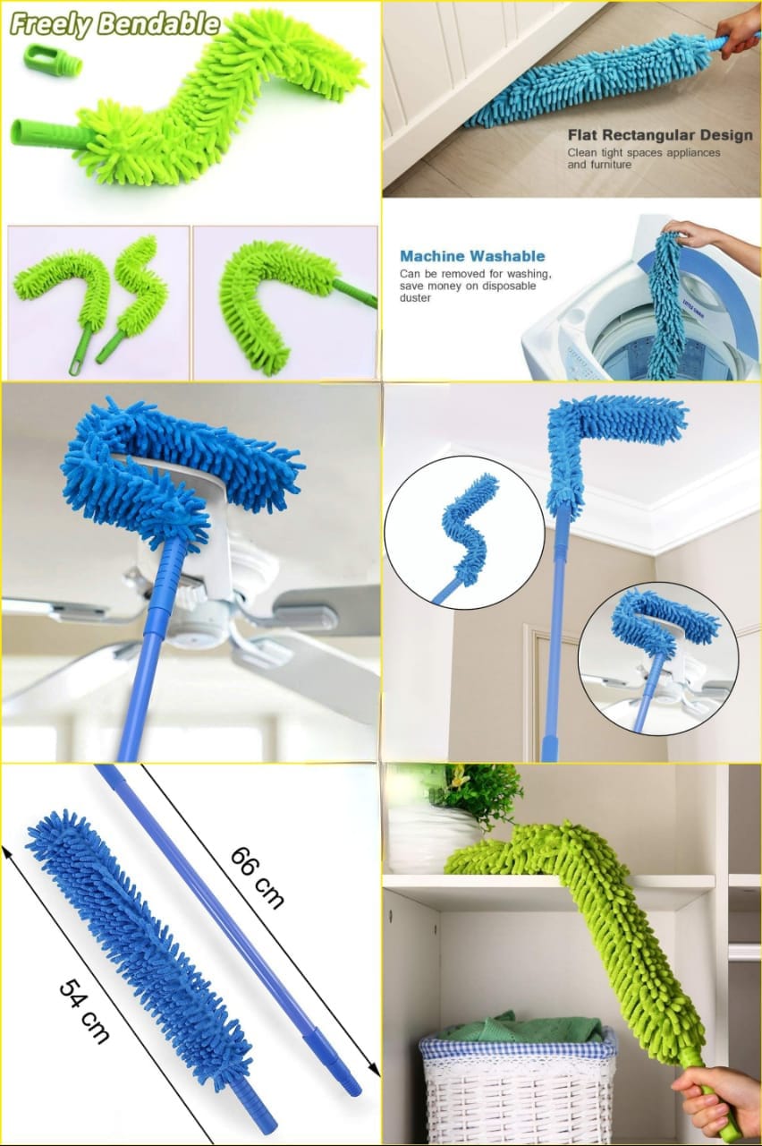 Microfiber Flexible Fan Duster